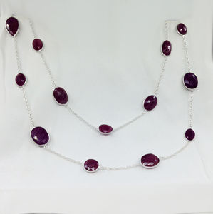 Everyday Wear 925 <b>Sterling</b> <b>Silver</b> Gold Plated Low MOQ Supplier wholesaler Everyday Wear gemstones <b>Necklace</b> . Long Chain <b>Necklace</b> - Product Image 3