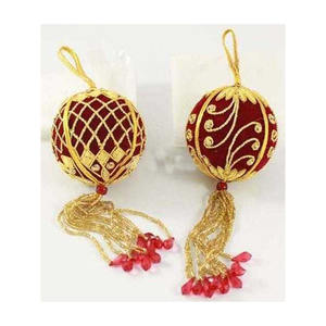 Adorno Navideño Bordado a Mano para Decoración - Product Image 1