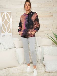 Sweat-shirts imprimés amples en coton 100% OEM, en molleton pour homme et femme - Product Image 4