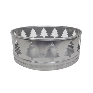 Plateau décoratif en métal pour arbre de noël, décoration créative, pour Table et décor de maison, fait à la main, coloré - Product Image 1