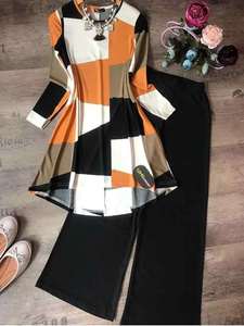 Indio Katan Saree último diseñador fiesta desgaste boda señoras mujeres desgaste Georgette seda bordado trabajo Sari con blusa étnica - Product Image 2