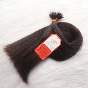 Extensiones de Cabello Humano Virgen Remy de Primera Calidad 12A con Punta Nano, Color # Cabello Vietnamita 2C con Cutículas Alineadas 100g AZ Hair Vietnam - Product Image 1