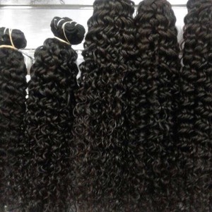 Extensiones de cabello humano Remy virgen rizado, Color marrón oscuro, doble estiramiento, cutícula, venta al por mayor - Product Image 4