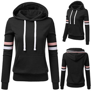 Sweat à capuche pour femmes 100% coton, bon marché, Design et logo personnalisés - Product Image 3