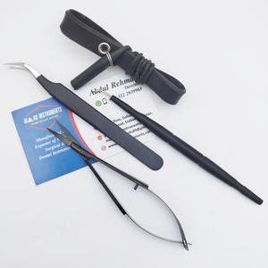 Type de produit Pince à épiler durable pour extension de cils avec pince à sourcils à ciseaux à ressort - Product Image 2