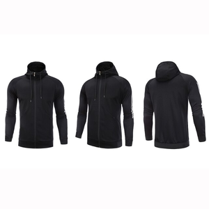 Vente en gros de survêtements unisexes avec logo personnalisé de haute qualité 100% coton sweats à capuche décontractés d'hiver à motif solide pour hommes avec bas actif - Product Image 4