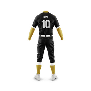 Uniforme de Béisbol Transpirable de Alta Calidad - Diseño Personalizado 100% Poliéster de Secado Rápido y Antibacteriano - Product Image 6