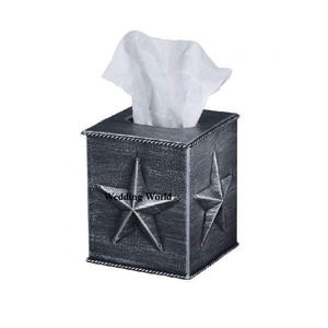 Boîte à mouchoirs fantaisie en métal de haute qualité faite à la main en gros porte-serviettes fantaisie dernière arrivée meilleure vente boîte à mouchoirs en métal fantaisie - Product Image 1