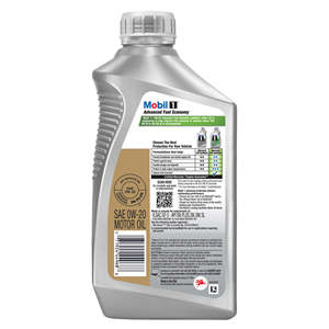 Mobil 1 AFE Advanced Fuel Economy 0W20 Paquete de 1 cuarto de galón de 6 aceite de motor sintético completo con antidesgaste para lubricante automotriz - Product Image 2