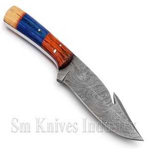Gancho de sujección (pulgadas de largo, cuchillo de caza de Damasco hecho a medida (Smk1364) - Product Image 2