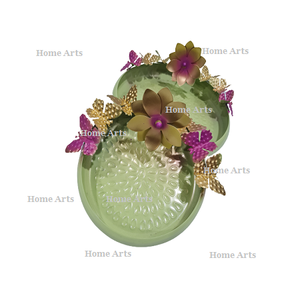 Bol à fleurs de forme ronde fait à la main Urli Qualité supérieure Taille personnalisée Urli en laiton à un prix acceptable Urli - Product Image 4