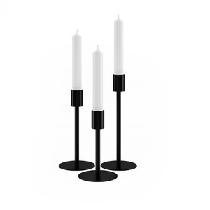 Exclusive Quality Iron Candle Holder <b>Set</b> of Three Luxurious Design High Demanding Decorative Candle Pillar Holder Festival 2025 - Product Image 2