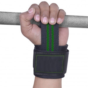 Sangles de soutien rembourrées pour la musculation des poignets, accessoire de gymnastique, pour lever de poids, personnalisés, populaires, 1 paire - Product Image 4