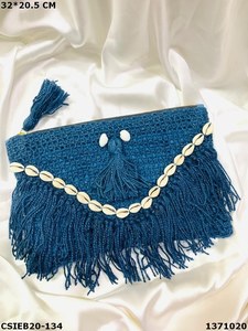Sacs à main en coton et jute tissés à la main pour femmes, collection exclusive Designer Craftstages International, style décontracté, pochette artisanale - Product Image 2