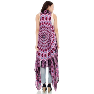 Best-seller Cardigan Imprimé Paon Rayon Bali Maillot de bain Couverture 100% Rayon CG003-093R2 - Product Image 3