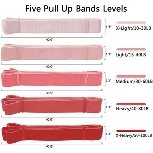 Banda de tejido para Fitness, bandas largas de resistencia - Product Image 5