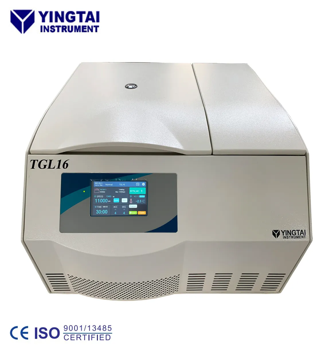 16000rpm LCD touch screen display high speed refrigerated centrifuge with 24 tubes 1.5/2ml angle rotor