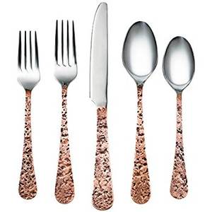 Cubertería de acero inoxidable de lujo de plata conjunto de cubiertos cena almuerzo cucharas tenedor cuchillo cubertería de acero inoxidable de alta calidad - Product Image 5