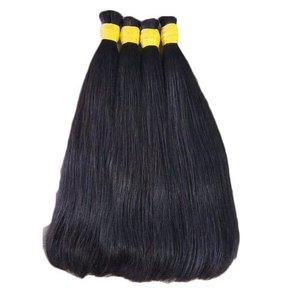 Vietnamien 22 pouces nouveau Design de mode extensions de cheveux raides haute couture Double Type trame Style naturel cheveux tressés bruts - Product Image 2