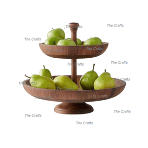 Tazón de madera para servir frutas y verduras, tazón de comida para uso en el hogar, Hotel y restaurante, tazón de frutas a un precio razonable - Product Image 2