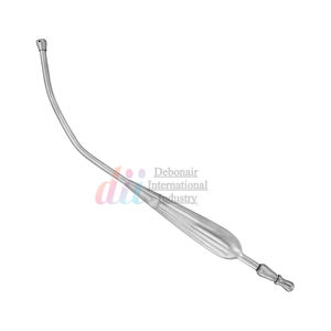 11 3/4 \ "Tubo de succión Yankauer de acero inoxidable Punta extraíble Instrumento quirúrgico manual Suministros médicos Conexión de tubería de metal - Product Image 3