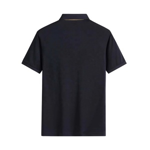 Camiseta clásica de golf de manga corta para hombre, camiseta informal de ajuste regular antiarrugas para Polos, Camisetas de talla grande con logotipo personalizado estampado, venta al por mayor - Product Image 4
