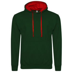 Pull à capuche pour hommes imprimé sur mesure de haute qualité hiver coton polyester avec techniques brodées bricolage OEM Logo personnalisé - Product Image 5