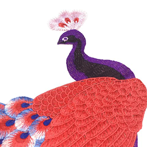 Embroidery <b>Patch</b> Lace Embroidered <b>Applique</b> Bird <b>Patches</b> for Clothing Parches Dress - Product Image 4