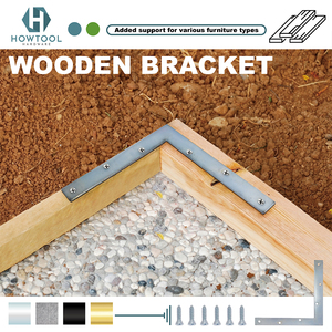 Hỗ Trợ Sửa Chữa Phẳng Hình Chữ L Sửa Chữa <span class=keywords><strong>T</strong></span>ấm Góc Nẹp Kim Loại 8 "X1" - Product Image 6