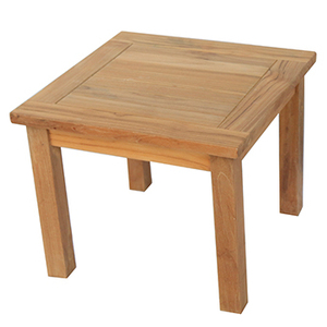 Natural Solid Teak Wood Outdoor Side <b>Table</b> <b>Small</b> Square <b>Coffee</b> <b>Table</b> Garden Patio Furniture Minimalist Wooden End <b>Table</b> - Product Image 1