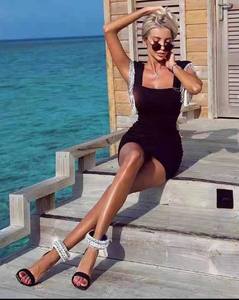 ฤดูกาลใหม่ผู้หญิงชุดฤดูร้อน2022พิมพ์ดอกไม้ Boho ชุดชายหาดนัวเนียแขนสั้นมินิเดรสห่อ Sundress ปารีสมิลาโน - Product Image 3