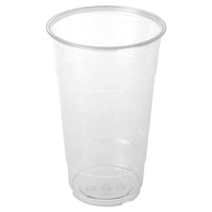 YS YS-16YG 16oz 96mm Biodegradable Eco Friendly <b>PLA</b> BPI Certified Beverage Cup Clear with Custom Logo Option - Product Image 1