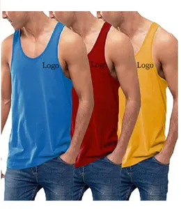 Hot Selling Wholesale High Quality Comfortable fit For Men's Tank Tops Cotton Performance Sleeveless Casual Classic T Shirts