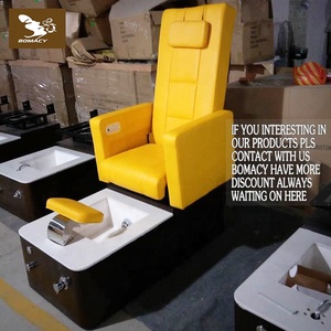 Bomacy meubles de salon de manucure de luxe chaise de spa à <span class=keywords><strong>pied</strong></span> de pédicure unique avec design spécial jaune - Product Image 2