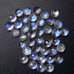 6Mm Cầu Vồng Tự Nhiên Moonstone Rose Cắt Vòng Hiệu Chuẩn Kích Thước Đá Quý Lỏng Lẻo Tại Nhà Máy Giá Bán Buôn Từ Nhà Cung Cấp