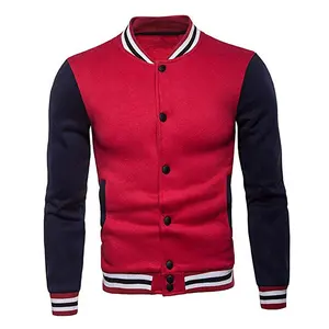 Jaqueta de beisebol bordada nasa, casaco masculino clássico com zíper de algodão de patchwork, interconstar bomber