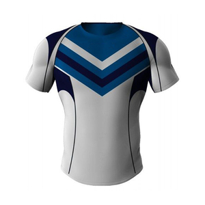 Camiseta de rugby sublimada de diseño personalizado de alta calidad, ropa deportiva transpirable y cómoda para adultos con camisetas con logotipo, opciones de tamaño - Product Image 1