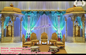 Decoración de escenario victoriano para boda, escenario de boda, Indo, canadiense - Product Image 4