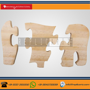 Jeu de puzzle éléphant en bois naturel de qualité supérieure, objet décoratif, jouet éducatif pour enfants, fait main, décoration de table, cadeau pour la maison - Product Image 3