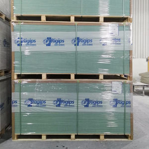 Moisture Resistant Gypsum Board Placas De Gesso Cartonado Wallboard Tapered Edge Plaque De Platre Plasterboard BA13 - Product Image 1