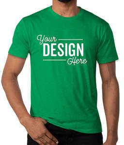 T-shirt Muscle personnalisé T-shirt homme Tri-mélange personnalisé T-shirt Muscle personnalisé Bella + toile T-shirt Jersey unisexe - Product Image 1