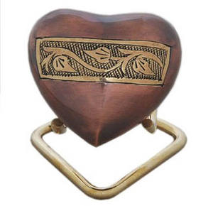 Souvenir en métal de style américain pour les cendres de crémation de bébé - Product Image 2