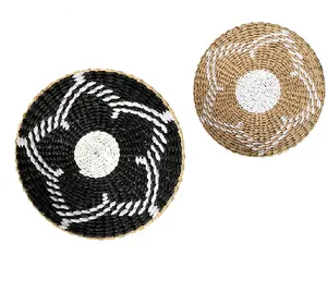 Hot Sale Straw Hand-knitted Wall Hanging Decoration Wall Hanging from Vietnamese Handicraft Village Wholesale 99 Gold Data