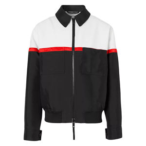 Vestes d'hiver pour hommes personnalisées OEM sans col design à fermeture éclair respirant coupe-vent réversible - Product Image 1