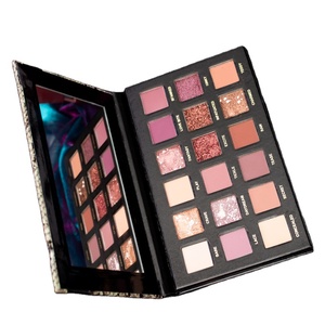 Paleta de Sombras de Ojos de <span class=keywords><strong>18</strong></span> Colores, Resistente al Agua, con Brillo Perlado, Altamente Pigmentada, para un Look Natural - Product Image 1