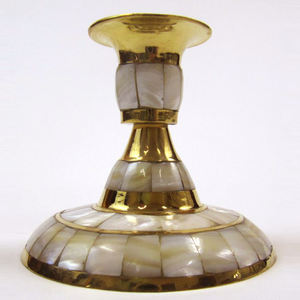 Bougeoir en laiton nacre fait à la main Top vente et nacre de haute qualité - Product Image 1