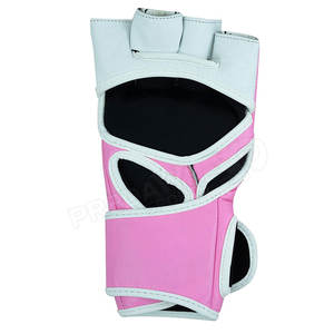 Meilleurs gants d'entraînement MMA en cuir de vachette personnalisés Poinçonnage en cuir véritable disponible 8oz 6oz Gymnases OEM ODM Logo privé Design - Product Image 3