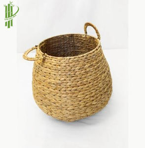 Paniers de rangement en résine de mer, faits en jonc Ustensile de rangement pour articles divers, Style asiatique, fabriqué au Vietnam - Product Image 1