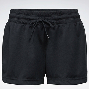 Shorts Deportivos de Punto Negros para Mujer con Cintura Ajustable con Cordón y Bolsillos, Corte Deportivo, Transpirables, Cintura Media - Product Image 5