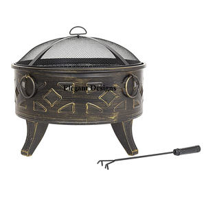 Foyer en métal de forme carrée classique pour la maison et le jardin, fournitures, fabricant et artiste de feu - Product Image 3